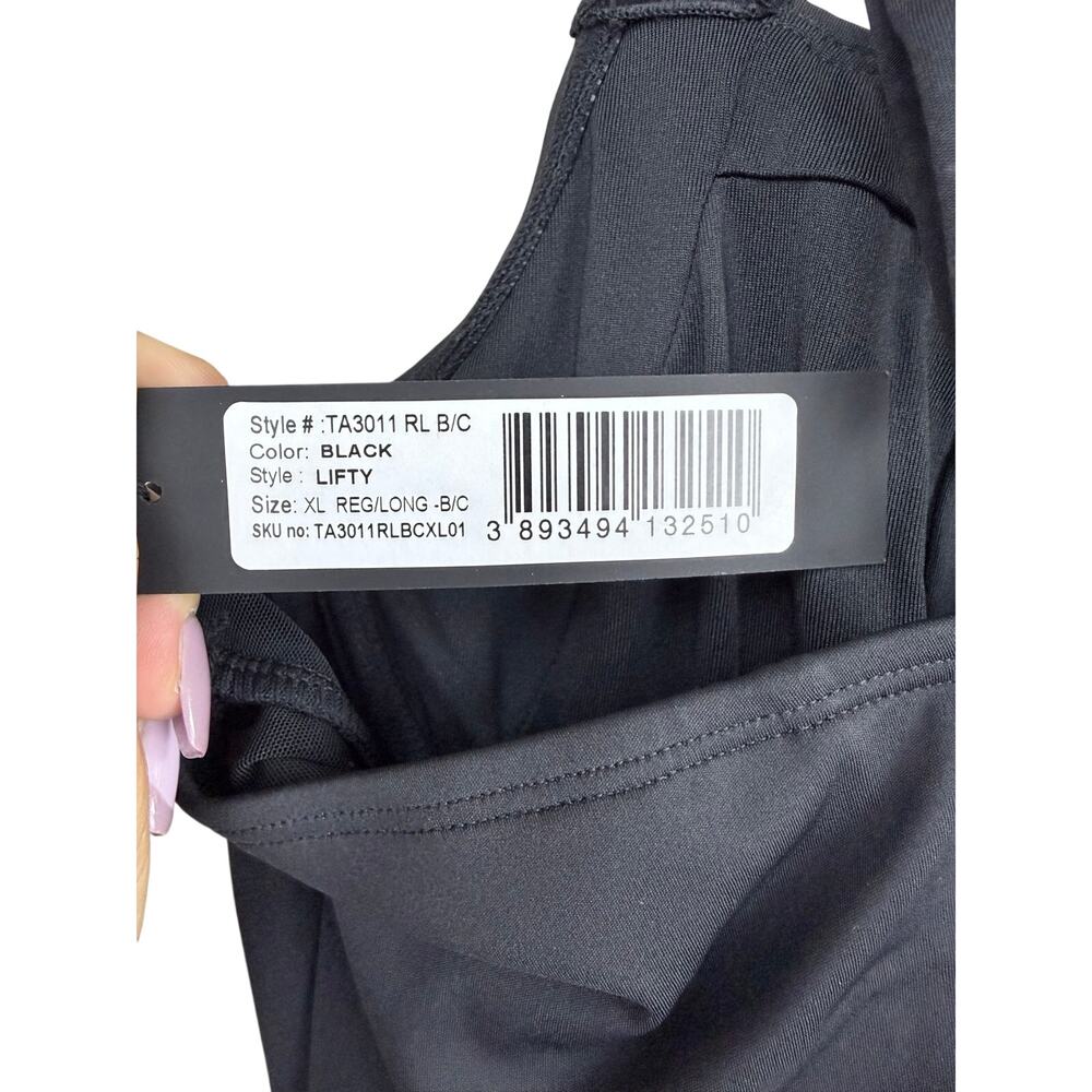TA3 Lifty Black One-Piece Corset Lace-Up Underwire XL B/C Cup - Picture 7 of 7